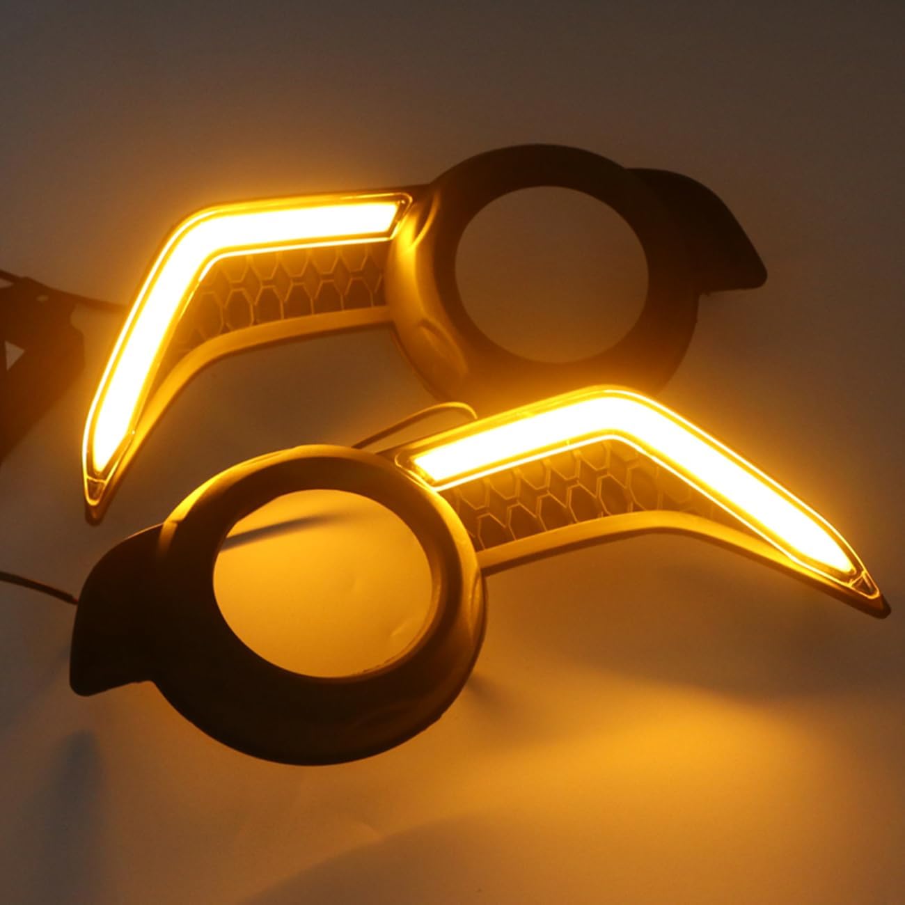HIGH FLYING for Toyota 4Runner 2014-2024 Car Accessories LED Fog Light Day Lights DRL Daytime Running Lights 2PCS of A Kit, NOT Fit Limited (Amber Lighted Only)