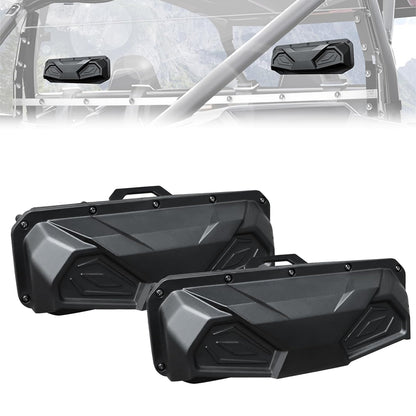 2PCS UTV Windshield Vents UTV Roof Vents Compatible with Polaris RZR General Ranger, Maverick Commander, Pioneer, Teryx KRX Mule - OMOTOR