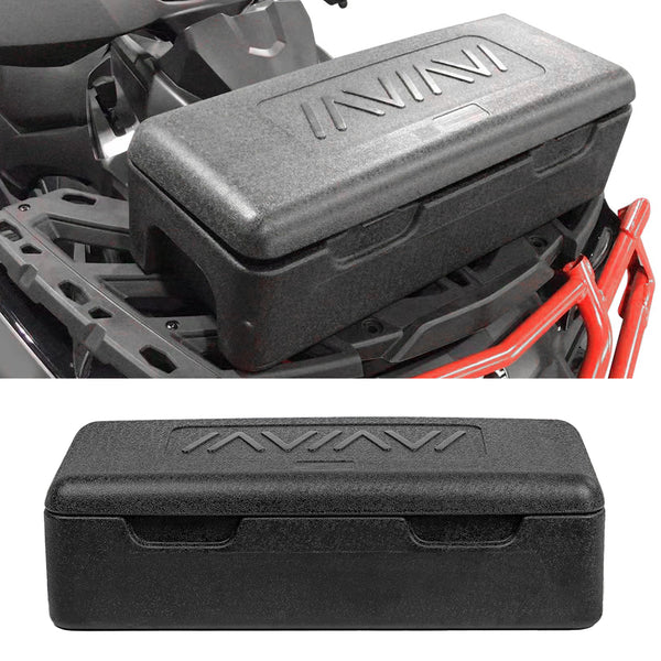 Black Universal ATV UTV Quad Storage Trunk Cargo Box - OMOTOR