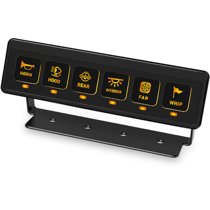 Wireless Switch Panel For Car Truck UTV ATV Boat RV Off-Road - OMOTOR