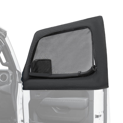 2 Pcs Window Sun Shade Camping Window Insect Screen Compatible with Wrangler JK JL Gladiator JT 2007-2024 - OMOTOR