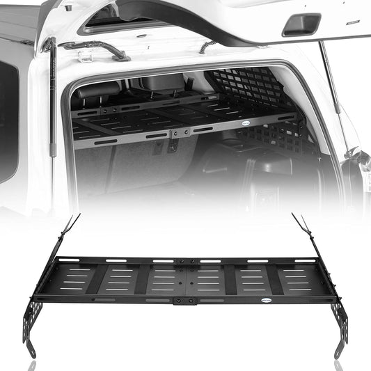 u-Box 4Runner Rear Trunk Cargo Rack + Window Molle Panel Kit Interior Storage Basket for 2010-2024 Toyota 4Runner 5-Seater & 7-Seater - Lightweight Steel Tray Organizer