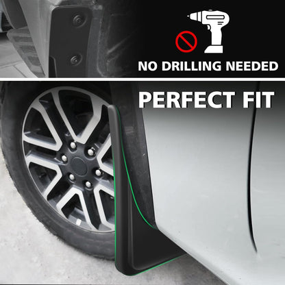 Mud Flaps Splash Guards Compatible with Ford Ranger XL, XLT, Lariat 2024 - 2026 (Won't Fit Raptor)