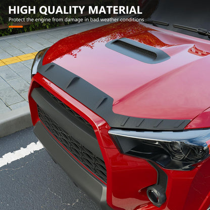 powoq Hood Deflector Compatible with 2010-2024 Toyota 4Runner Hood Protector Shield TPE Deflector Replacement for 2010-2024 Toyota 4Runner Accessories