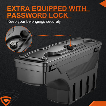 Truck Bed Swing Toolbox for Ford F-150 2015-2025, 30L