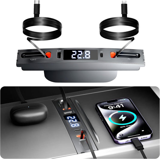 USB Hub for Tesla Model 3 Model Y 2021 - 2024 (Not Fit Model 3 2024)