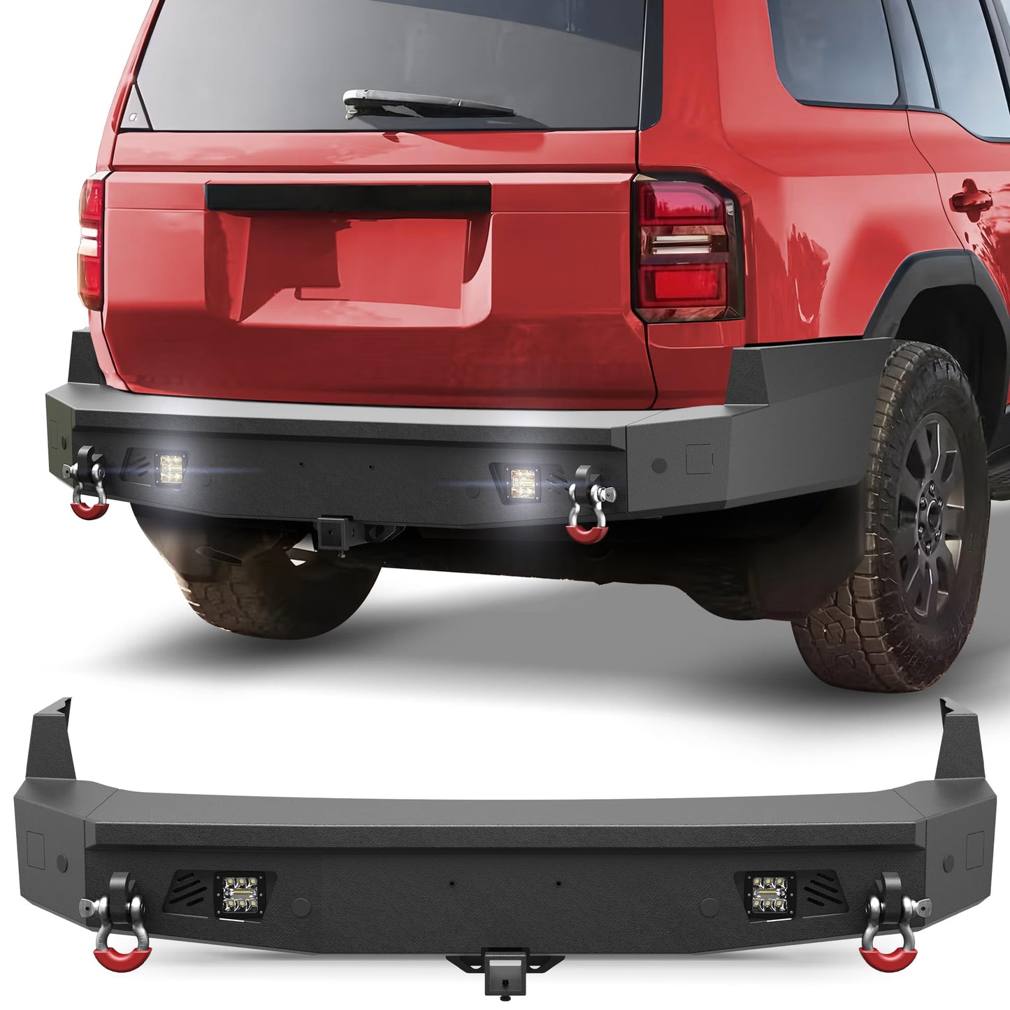 Front Lower/ Rear Bumper with LED Lights for 2024-2026 Toyota Land Cruiser 250