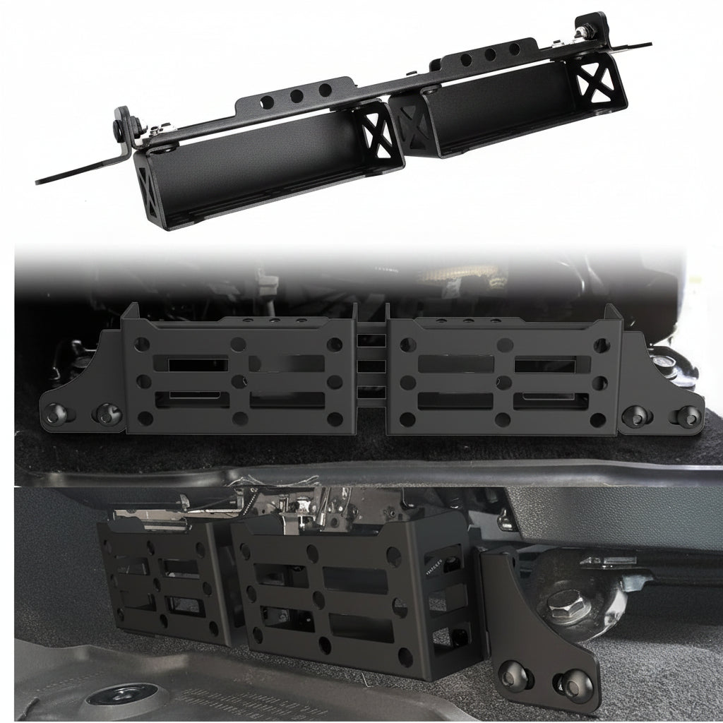 Front Seat Bracket Storage Tray Molle Panel Compatible with Toyota Tacoma 2005-2023, 4runner, and Lexus Gx460 Gx470