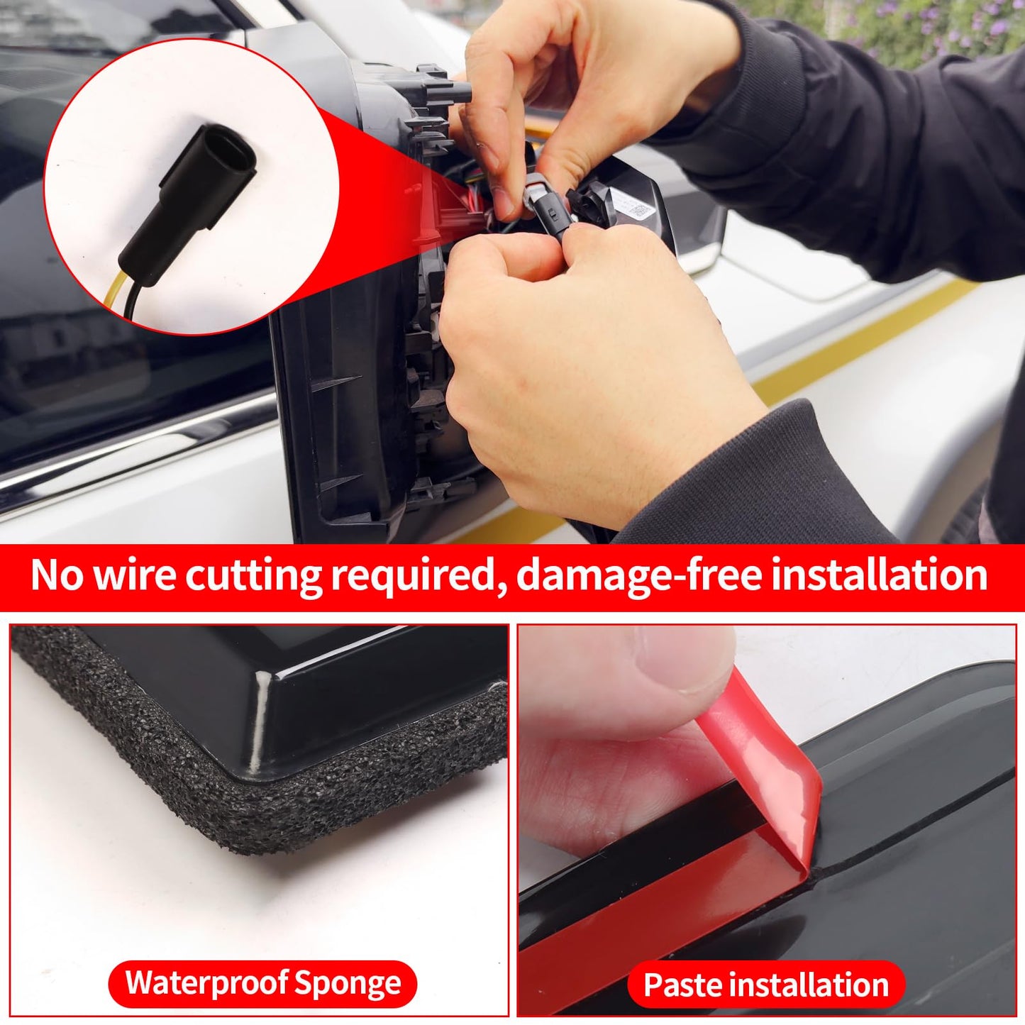 Rearview Mirror Turn Light Suitable for 2024 2025 2026 Lexus GX550