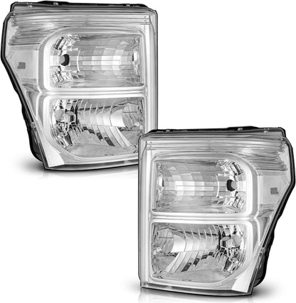 Headlight Assembly for 2011-2016 Ford F250 F350 F450 F550 Super Duty - Headlamp Replacement - OMOTOR