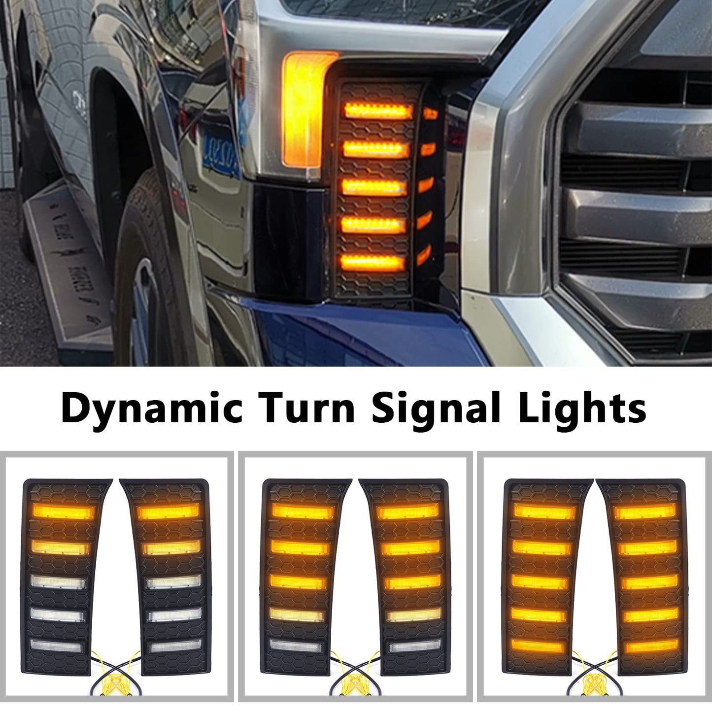 LED Daytime Running Lights For Toyota tundra CrewMax SR SR5 Limited 2022 - 2024