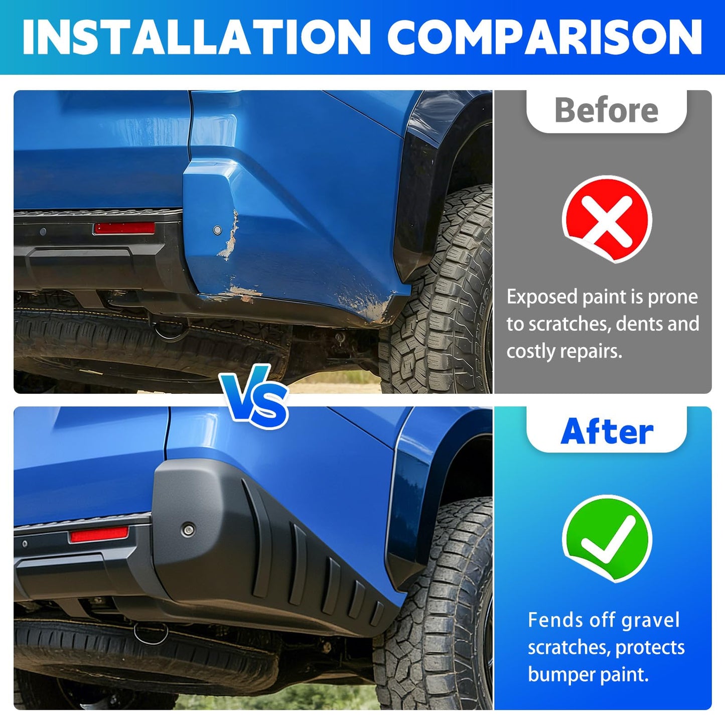 Rear Bumper Cover Fits for 2014-2026 Toyota 4Runner