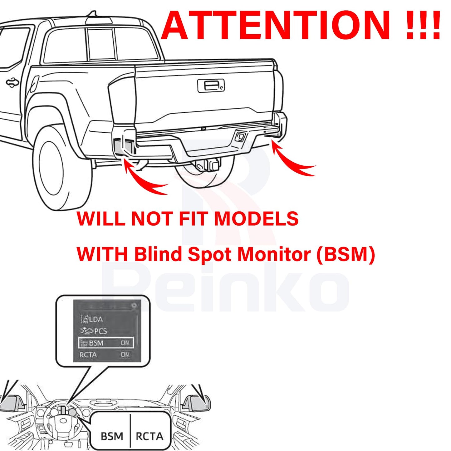 Steel Black Rear Step Bumper Compatible with 2014 - 2021 Toyota Tundra