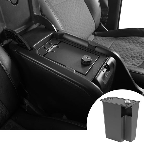 Center Console Safe Box for 2015-2022 Chevy Colorado GMC Canyon, No Drill Install