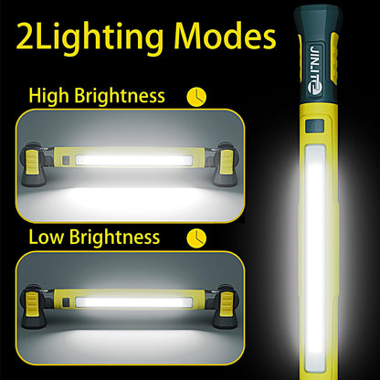 Magnetic Work Light - 3000LM Rechargeable LED Work Light Bar, 5200mAh Under Hood Mechanic Light for Garage, Workshop, Vehicle Inspection