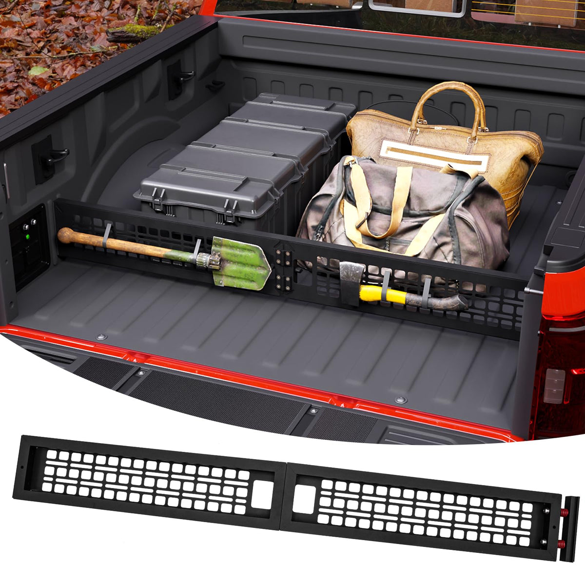 Truck Bed Divider with Molle Panel for Ford Ranger 2024-2026
