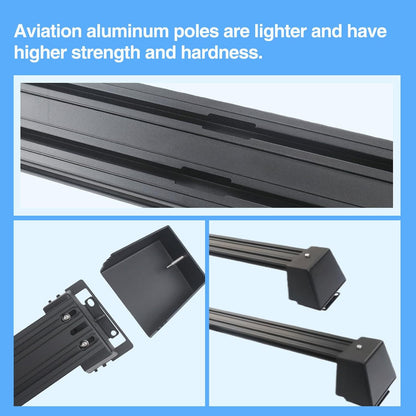 4PCS Cargo Bars Rails  for Tesla Cybertruck