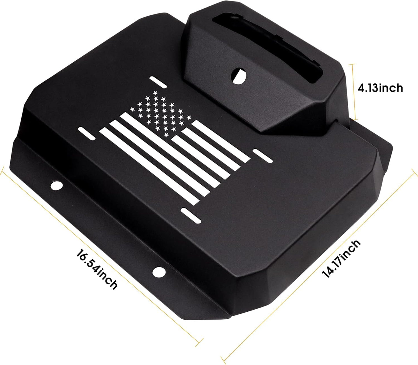 BESTAOO Spare Tire Carrier Delete Filler Plate Tramp Stamp Tailgate Vent-Plate Cover with Aluminum for Ford Bronco 2021 2022 2023 2024 2025 2/4 Door Accessories
