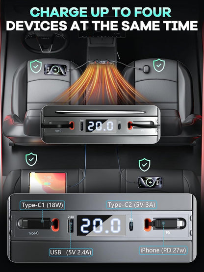 USB Hub for Tesla Model 3 Model Y 2021 - 2024 (Not Fit Model 3 2024)