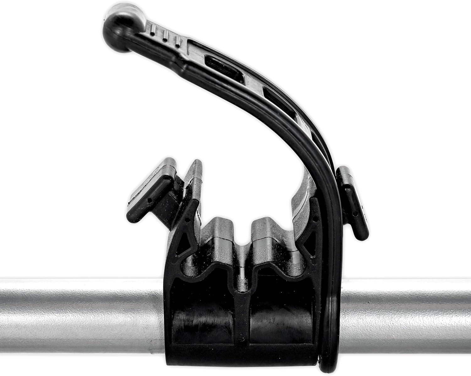 Camco RV Ladder Mount Bike Rack - Easily Holds 2 Bikes & Folds for Convenient RV Storage - Max Weight Capacity of 60 lbs - Designed w/Heavy Duty Steel (51492)