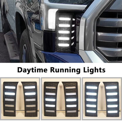 LED Daytime Running Lights For Toyota tundra CrewMax SR SR5 Limited 2022 - 2024