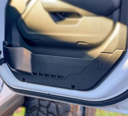 OEM-Plus Front Door Only Pockets for MY2018-2025 Jeep Wrangler JL, JLU, JT Gladiator | Electric Seat Compatible | Made in USA (2 Door)