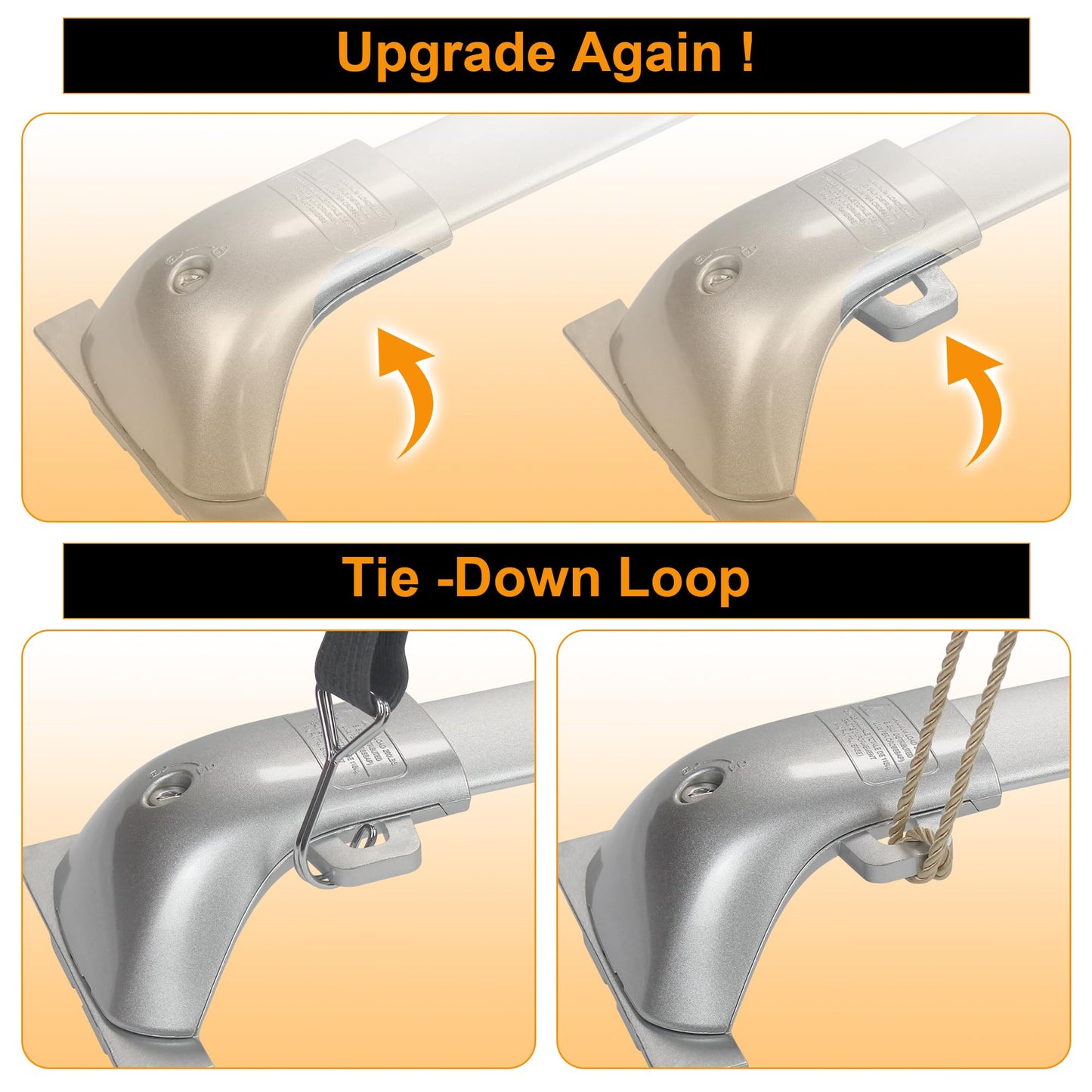 Heavy Duty Upgraded Roof Rack Crossbar Compatible with Toyota Grand Highlander Lexus TX 2024up