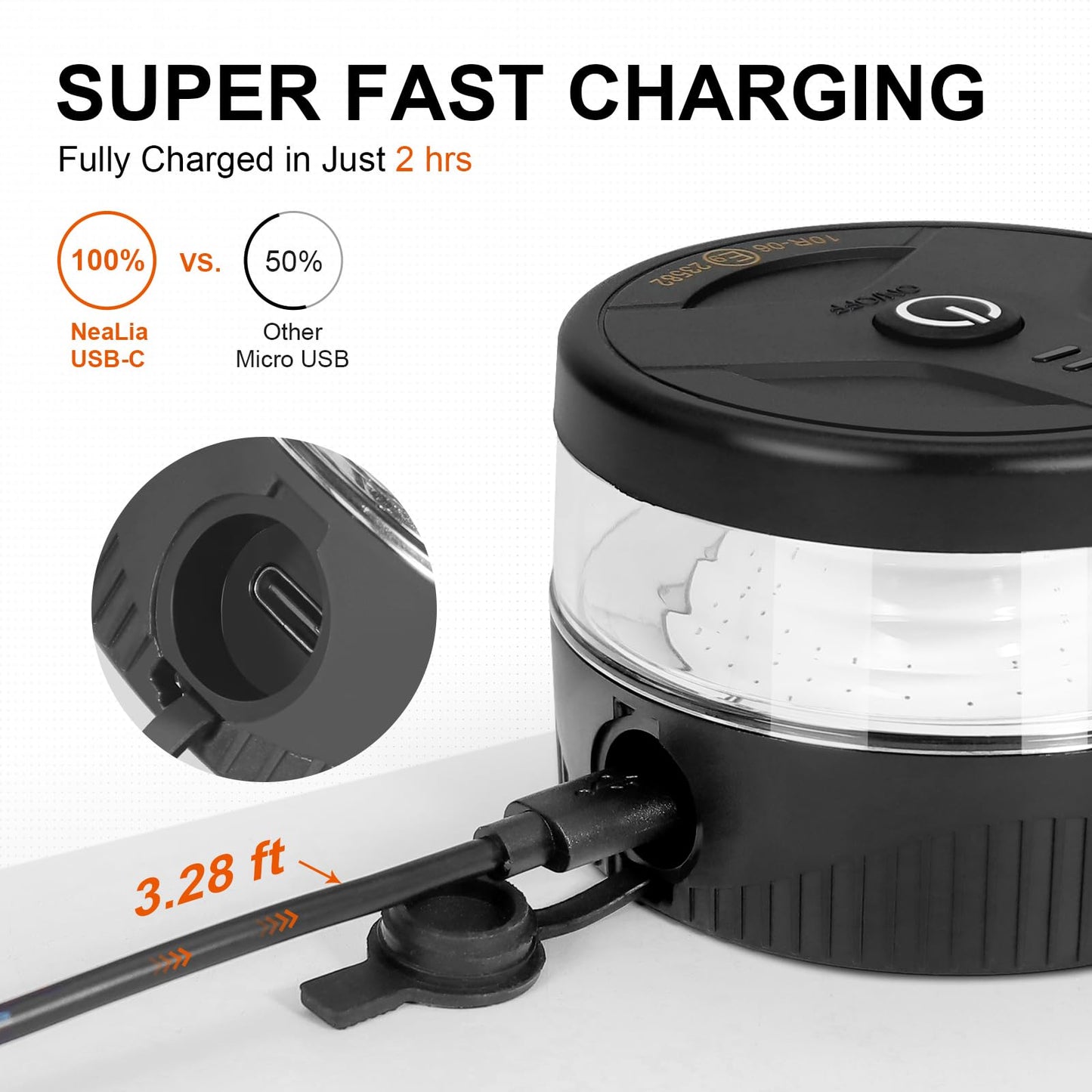 Rechargeable Magnetic Wireless Beacon Light for Trucks, Postal Car Tractor UTV Golf Cart