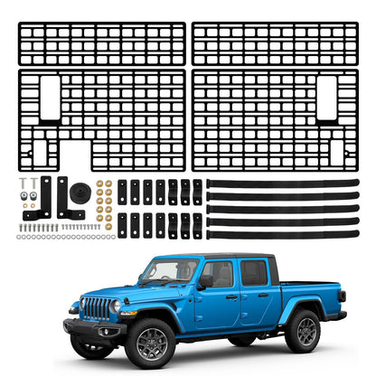 No Drilling Side Molle Panel Compatible with 2019-2024 Jeep Gladiator JT
