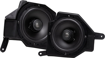 MB Quart JC1-116E Jeep Wrangler JL/Gladiator JT 6.5" Front Dash Speaker Upgrade - 200W Max, 89dB, Titanium Dome Tweeters, OEM-Style Installation