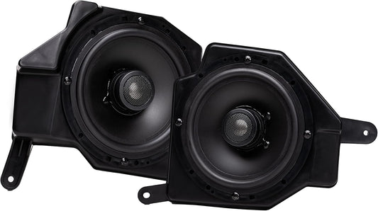 MB Quart JC1-116E Jeep Wrangler JL/Gladiator JT 6.5" Front Dash Speaker Upgrade - 200W Max, 89dB, Titanium Dome Tweeters, OEM-Style Installation