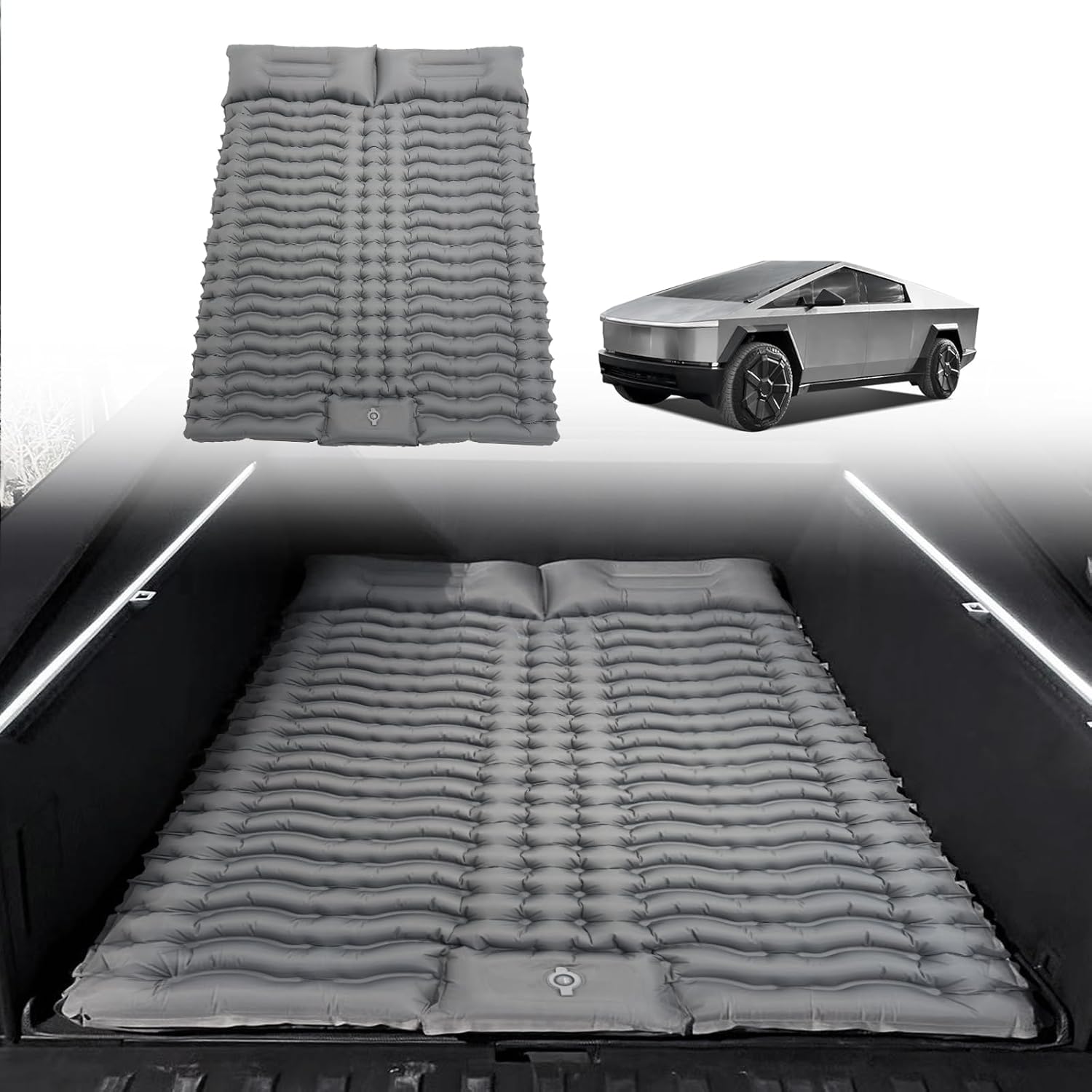 Truck Bed Air Mattress Camping Compatible with Cybertruck 2023 2024 Accessories