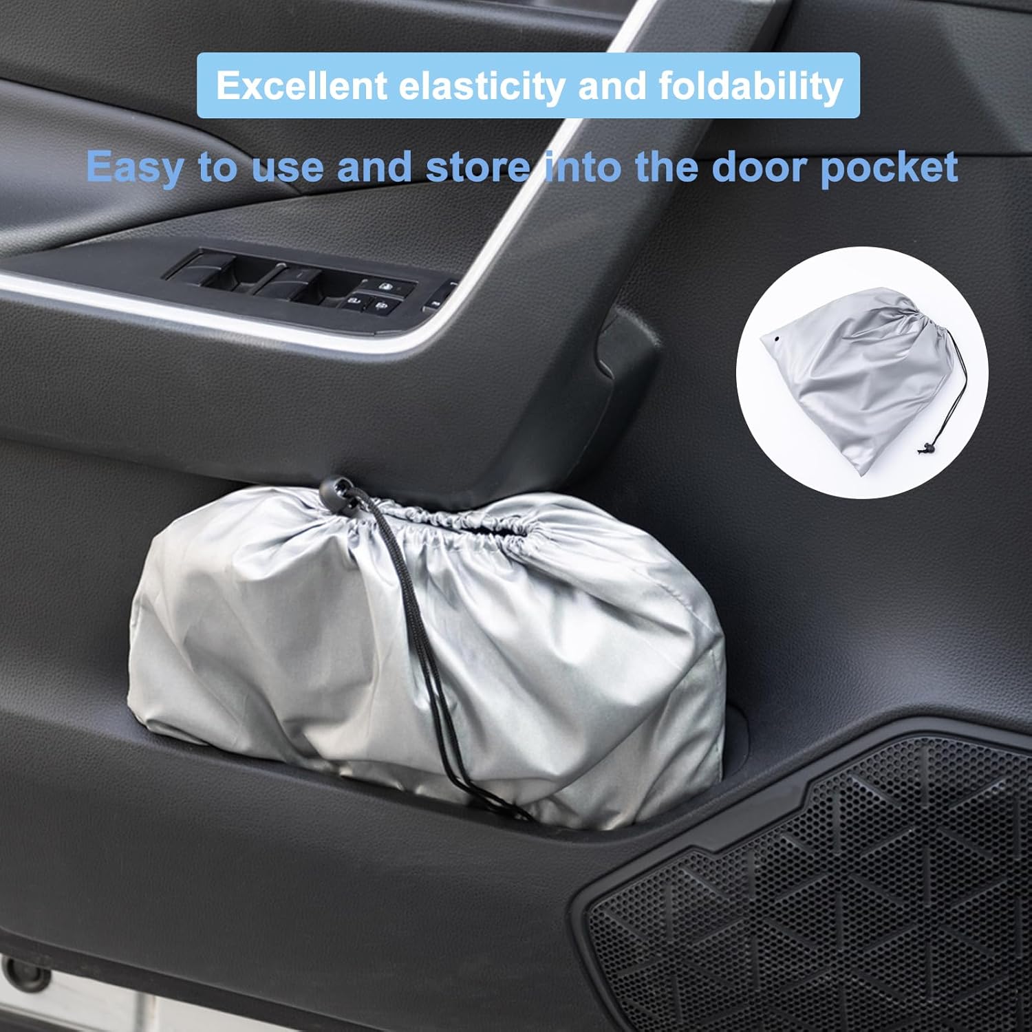 Windshield Sun Shade for Toyota Tundra 2014-2021, Custom Fit Foldable Front Window Sunshade Sun Visor Protector, Block UV Rays Keep Your Car Cooler