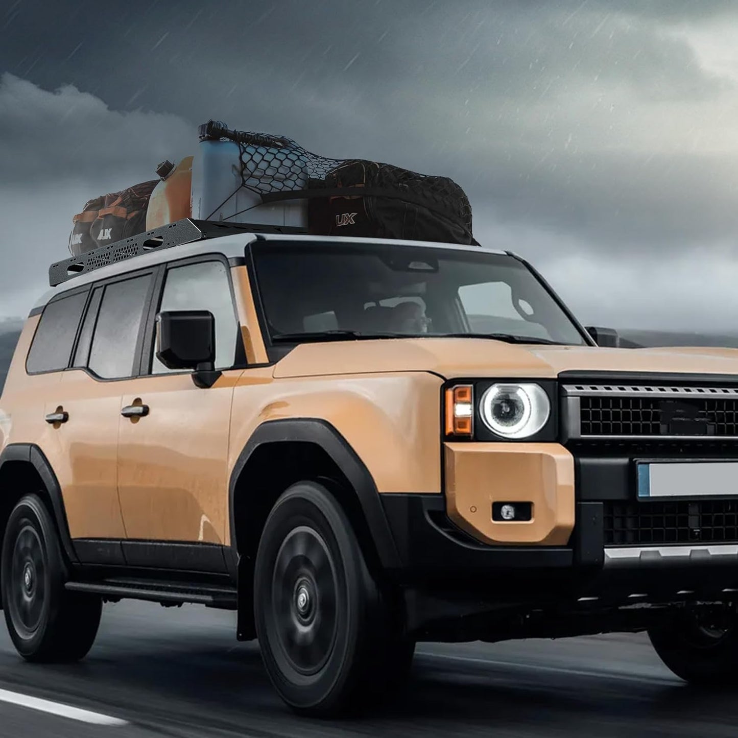 Heavy Duty Aluminum Roof Rack Cargo Platform Fits for Toyota Land Cruiser LC250 & Prado J250 2024 2025