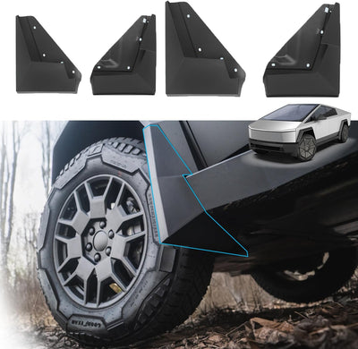 Mud Flaps Splash Guards Compatible with Tesla Cybertruck Accessories 2024+
