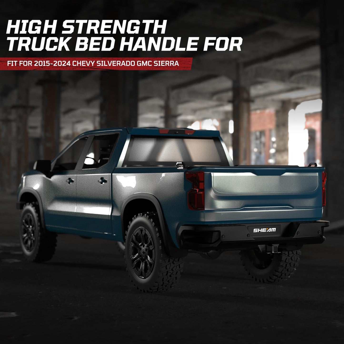 Heavy Duty Pickup Truck Bed Handle Compatible with 2015-2025 Chevy Silverado & GMC Sierra
