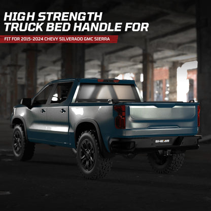 Heavy Duty Pickup Truck Bed Handle Compatible with 2015-2025 Chevy Silverado & GMC Sierra