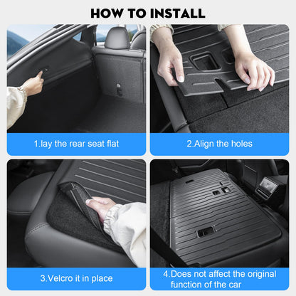Rear Seat Back Protector for Tesla Model Y/ 3 2026 [Upgraded TPE]