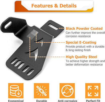 WeiSen 32" LED Dual Row Light Bar Front Hidden Grill Light Bar Mounting Brackets Compatible with Toyota Tacoma 2016-2023