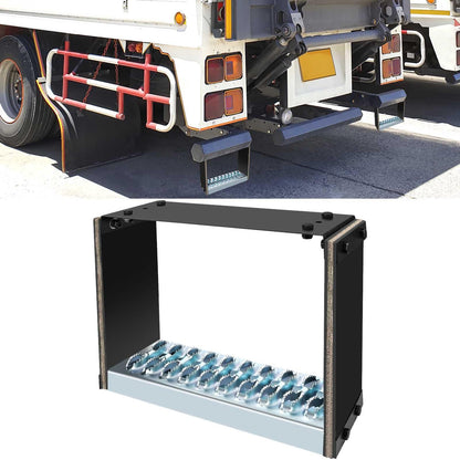 Universal Flexible Rubber Truck Step, Commercial Truck Accessories with 14" Wide x 10" Tall
