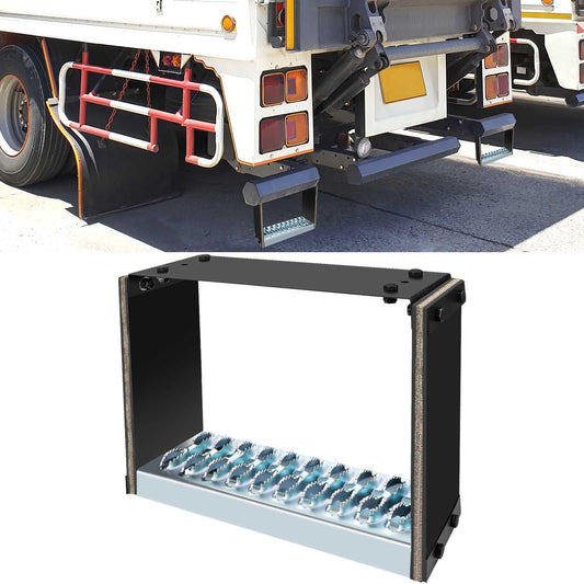 Universal Flexible Rubber Truck Step, Commercial Truck Accessories with 14" Wide x 10" Tall