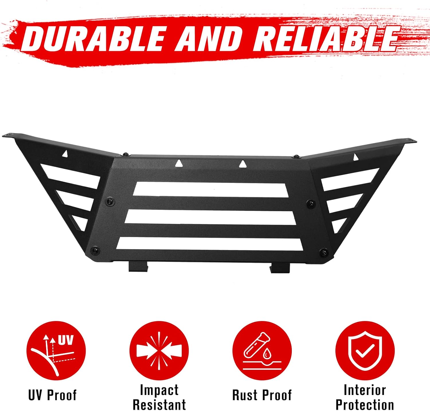 A & UTV PRO Bed Enclosure Tailgate for Polaris RZR PRO XP / XP4 2020 2021 2022 2023 2024, for RZR Turbo R 2022-2024, UTV Heavy Duty Steel Rear Cargo Bed Rack Extender Accessories, Black