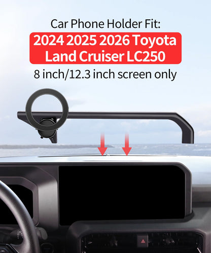 Car Phone Holder for Toyota Land Cruiser LC250 2024 - 2026