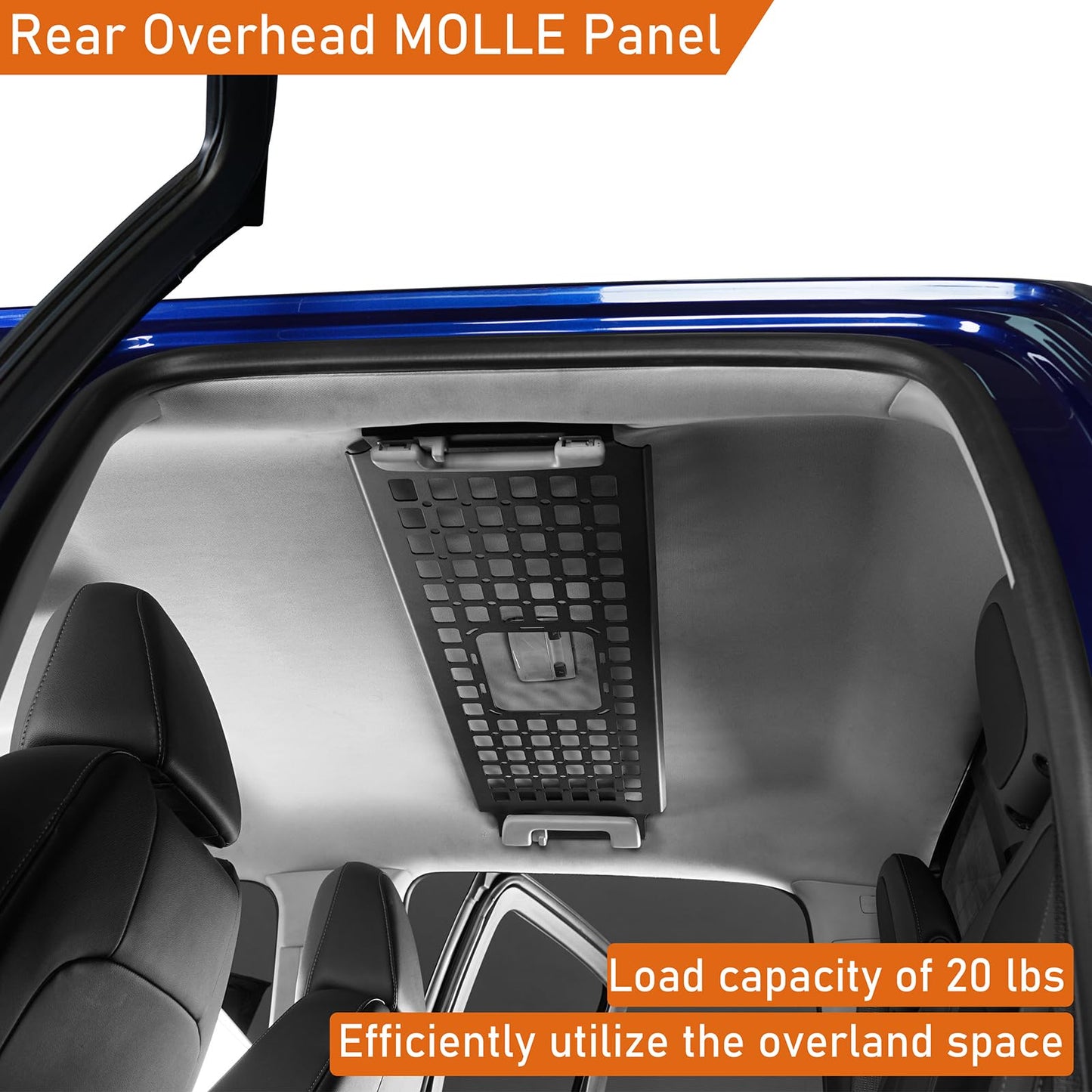 Overhead MOLLE Panel Cargo Rack for Chevy Colorado & GMC Canyon Crew Cab 2015-2022