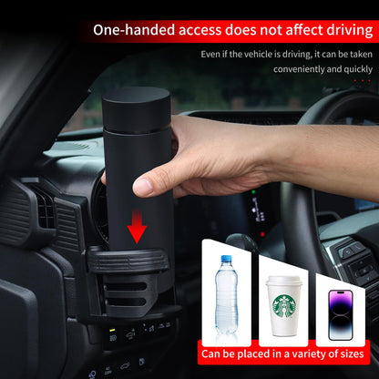 Multifunction Air Vent Cup Holder For Toyota Land Cruiser 250 2024-2026