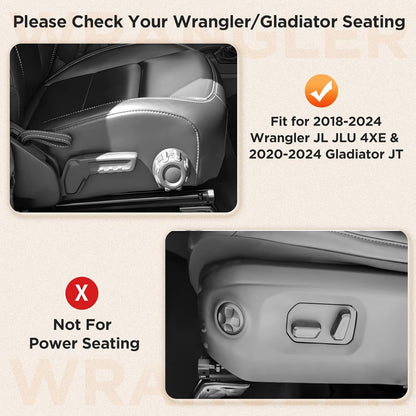 2025 Upgrade Metal Front Door Storage Pockets for Jeep Wrangler JL JLU 4XE 2018-2025 Accessories/Gladiator JT 2020-2025 Accessories [Military-Grade Metal] Door Storage Box Matte Black