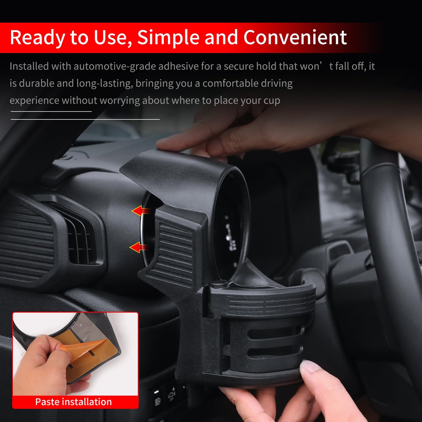 Multifunction Air Vent Cup Holder For Toyota Land Cruiser 250 2024-2026