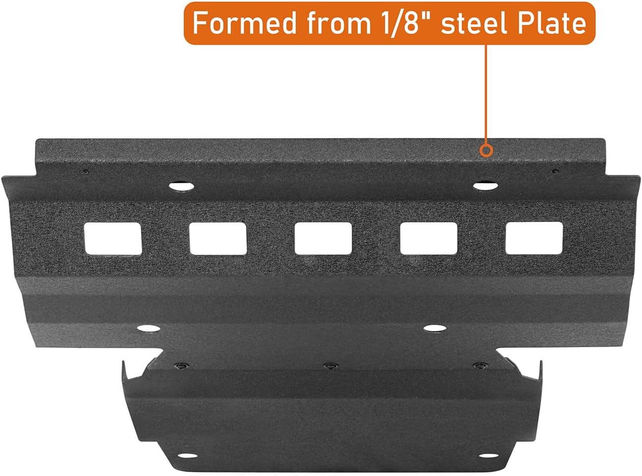 3.2MM Steel Front Skid Plate for 2010-2024 Toyota 4Runner 5th Gen