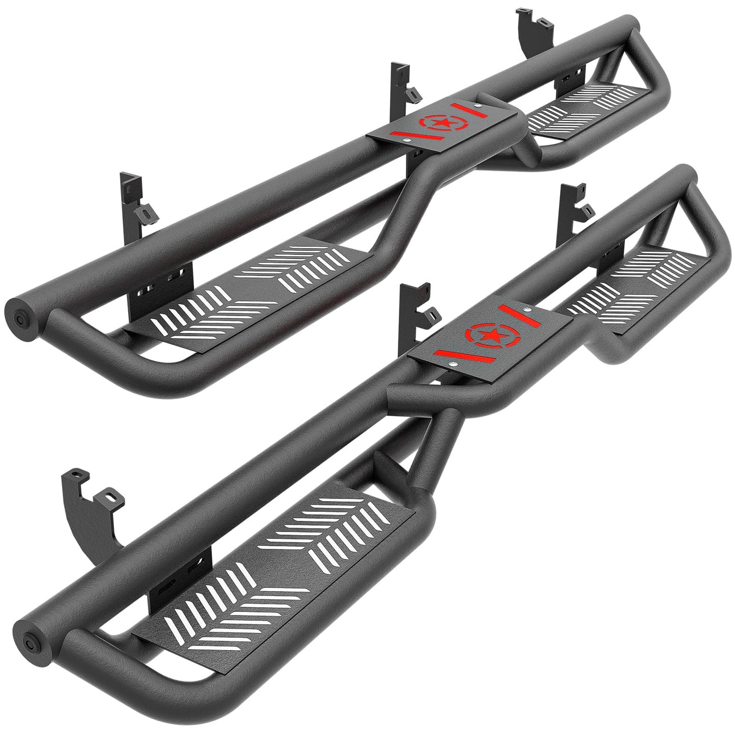 Running Boards Two-Stair Side Steps For Ford Ranger Crew Cab 2019-2026