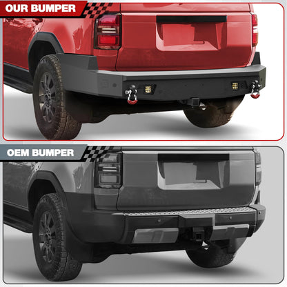 Front Lower/ Rear Bumper with LED Lights for 2024-2026 Toyota Land Cruiser 250
